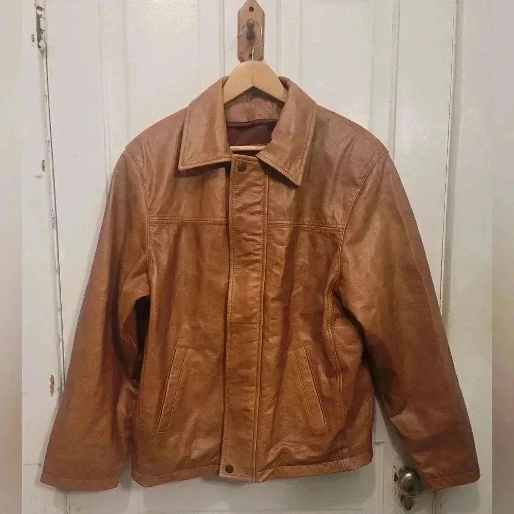 Mill Valley Vintage Brown Leather Jacket Size 40